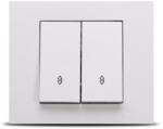 OVIVO Intrerupator cap scara dublu alb Grano (EL0044271)