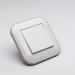 OVIVO Intrerupator simplu 10A alb kraft Loft (EL0057125)