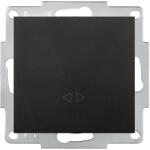 LEZARD Intrerupator cruce 10A negru Vesna (EL0090476)