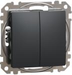 Schneider Electric Intrerupator dublu 10AX antracit Sedna Design (EL0077567)