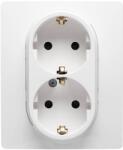 Legrand Priza dubla Schuko 16A alba Niloe (EL0070243)