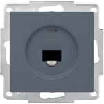 LEZARD Priza date 1xRJ45 Cat6e gri grafit Vesna (EL0090503)