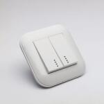 OVIVO Comutator dublu cu LED alb Loft (EL0057109)