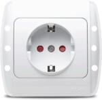Elbi Priza Schuko cu protectie copii 16A alba Zirve (EL0003162)