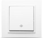 Elbi Intrerupator cruce 10A alb mat Zena (EL0072962)