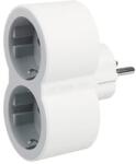 Legrand Adaptor priza dublu cu impamantare 16A alb gri (EL0086338)