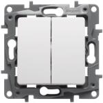 Legrand Intrerupator dublu cap scara 10A alb Salbei (EL0054889)
