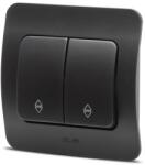 Elbi Comutator cap scara 10A negru mat Jazz (EL0072900)