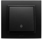Elbi Intrerupator cap scara 10A, negru mat, Zena (EL0070978)