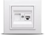 OVIVO Priza date RJ45 Cat6 alba Mina (EL0044332)
