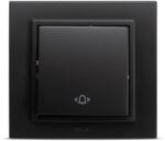 Elbi Intrerupator sonerie 10A negru mat Zena (EL0070981)