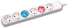 Inlet Prelungitor 3m 6 prize cu impamantare alb (EL0037345)