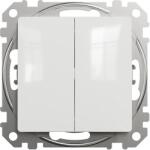 Schneider Electric Intrerupator dublu cap scara 10AX alb Sedna Design (EL0075625)
