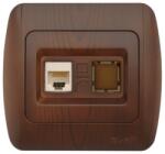 Elbi Priza date 1xRJ45 Cat6e nuc inchis Zirve (EL0017278)