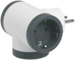 Legrand Adaptor triplu cu 3 prize laterale 2P E 16A alb gri (EL0089364)