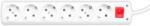 Borsan Prelungitor 3m 6 prize 3x1 cu intrerupator (EL0068411)