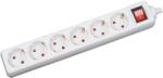 Inlet Prelungitor 1 5m 6 prize cu intrerupator alb (EL0074691)