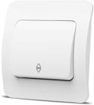 Elbi Intrerupator cap scara Elbi Jazz, 10A, alb, incastrat, 1 modul (EL0072825)