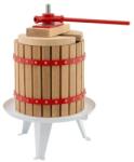 ROTOR Presa manuala pentru fructe ROTOR FP-6, 6 L, cuva Ø19, 7 cm, lemn masiv de stejar, fonta si otel (18553)