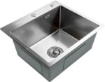 BÖHM HOME Chiuveta bucatarie BÖHM BH5045SD, inox alimentar SUS304, 500 x 450 x 220 mm, finisaj Satin, sifon inclus (18429) Chiuveta