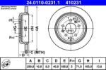 ATE Disc frana ATE 24.0110-0231.1 (24.0110-0231.1)