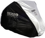 Oxford Husa Bicicleta Oxford Aquatex, pentru 2 Biciclete, Negru/Argintiu (CC100)