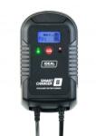 IDEAL Incarcator acumulator SMART CHARGER 8 LCD, tensiune de incarcare: 6/12 V IDEAL, curent de incarcare: 4/8A, alimentare: 230V, tip baterie: AGM/GEL/MF/WEL (SMART8LCD)