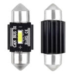 AMiO Becuri sofit CANBUS 1SMD UltraBright Festoon C5W C10W C3W 31mm Alb 12V 24V AMIO-02441 (AX_02441)