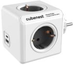 CubeNest PowerCube Original USB A+C PD 20 W 1, 5 m gri (3508)