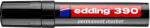 edding Marker permanent Edding 390, corp plastic, varf retezat 4-12 mm, negru (ED3901)