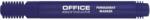Office Products Marker permanent, Office Products, varf rotund, 1-3 mm, albastru (DN101219)