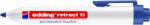 edding Marker permanent edding retract 11, corp din plastic, varf rotund, 1.5-3 mm, albastru (ED011003)