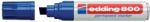 edding Marker permanent Edding 800, corp aluminiu, varf retezat, 4-12 mm, albastru (ED8003) - forit