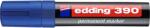 edding Marker permanent Edding 390, corp plastic, varf retezat 4-12 mm, albastru (ED3903)