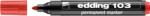 edding Marker Edding 103 permanent, varf rotund 1.5-3mm, rosu (ED103002) - forit
