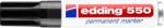 edding Marker permanent Edding 550, varf 3-4 mm, negru (ED550001)