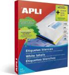 APLI Etichete autoadezive Apli, A4, 105 x 74 mm, 800 bucati, 100 coli/top (AL11714)