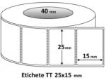  Etichete autoadezive 25x15 mm, 25.500 etichete/rola (DO001102)