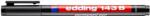 edding Marker permanent Edding 143 OHP, varf 3 mm, negru (ED1431)
