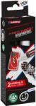 edding Set markere Edding 6900 X Multi, 2 bucati, vopsea acrilica, varf tesit 2-10 mm, culori alb si negru (ED690002) - forit