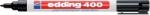 edding Marker permanent Edding 400, corp plastic, varf rotund, 1 mm, negru (ED4001) - forit