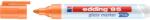 edding Marker pentru sticla edding 95, corp din plastic, varf rotund, 1.5-3 mm, portocaliu (ED495006)
