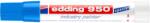 edding Marker permanent Edding 950, varf tip ceara, 10 mm, albastru (ED950003)