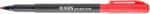 Ikon Marker permanent OHP IKON, varf mediu, 1 mm, rosu (AY742502)