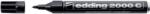 edding Marker permanent Edding 2000C, corp metalic, varf rotund, 1.5-3 mm, negru (ED20001) - forit