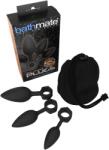 Bathmate Anal Training Plugs - anál plug szett (fekete) (5060140209133)