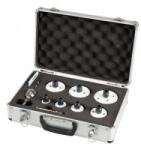 Makita BiM Ezychange 2 găuri set în carcasă de aluminiu: 19, 22, 29, 38, 44, 57 + burghie HSS-G E-12304 (E-12304)