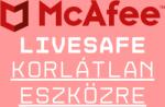 McAfee LiveSafe (korlátlan eszköz / 1 év) (MLS213MMURAAB)