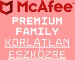 McAfee Premium Family (korlátlan eszköz / 1 év) (MPP31MNRURDACD)