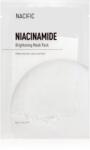 Nacific Niacinamide Brightening Mask Pack fehérítő gézmaszk az öregedés jelei ellen